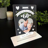 60th Wedding Anniversary Photo Gift Personalised Acrylic Plaque