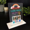 Amazing Teaching Assistant Gift Rainbow Photo Personalised Acrylic Plaque