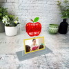 To The Very Best Teacher Gift Apple Photo Personalised Acrylic Plaque