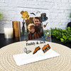 Gentleman Accessories Gift For Dad Personalised Acrylic Plaque