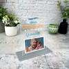 Granddaughter Amazing Granddad Gift Blue Photo Personalised Acrylic Plaque