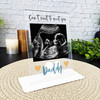 Gift For Dad To Be Baby Scan Pregnancy photo Personalised Acrylic Plaque