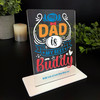 Dad Is My Best Buddy Gift For Dad Personalised Acrylic Plaque