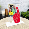 I Love Dad Gift Red Hand Photo Personalised Acrylic Plaque