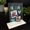 Best Dad Gift Blue Photo Personalised Acrylic Plaque