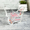 Gift For Sister-In-Law Butterflies Floral Butterfly Plaque Keepsake Gift