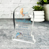 Grandson Kingfisher Bird Blue Gravestone Plaque Sympathy Keepsake Memorial Gift