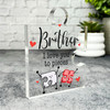 Custom Ornament Gift For Brother Funny Character Puzzle Plaque Keepsake Gift Custom Ornament Gift For Brother Funny Character Puzzle Plaque Keepsake Gift