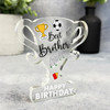 Best Brother Football Elements Birthday Present Trophy Plaque Keepsake Gift