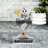 Best Stepdad Football Elements Birthday Present Trophy Plaque Keepsake Gift