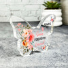 Gift For Gran Pink Floral Butterfly Keepsake Plaque Ornament Present
