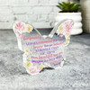 Gift For Girlfriend Braver Than You Believe Positive Butterfly Keepsake Plaque
