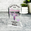 Great Granddaughter Purple Cross Memorial Gift Gravestone Keepsake Plaque