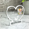 Great Granddaughter Little Angel Butterflies Memorial Gift Heart Keepsake Plaque