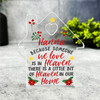 Bit Of Heaven In Our Home Nanna Christmas Memorial Gift House Keepsake Plaque