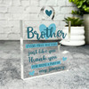 Gift For Brother Every Piece Matters Blue Puzzle Piece Keepsake Plaque Ornament