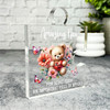 Gift For Nan Cute Floral Teddy Bear Heart Puzzle Piece Keepsake Plaque Ornament Gift For Nan Cute Floral Teddy Bear Heart Puzzle Piece Keepsake Plaque Ornament