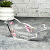 Niece Pink Magnolia Memorial Robin Bird Gift Sympathy Robin Keepsake Plaque
