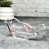 Wife Pink Magnolia Memorial Robin Bird Gift Sympathy Robin Keepsake Plaque