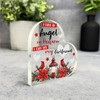 Have An Angel In Heaven Girlfriend Christmas Memorial Gift Heart Keepsake Plaque