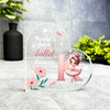Gift For Ballet Dancer Name Initial K Side Heart Keepsake Plaque Ornament