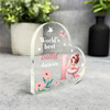 Gift For Ballet Dancer Name Initial K Side Heart Keepsake Plaque Ornament