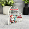 Gift For Special Great Grandson Christmas Letter Y Heart Keepsake Plaque