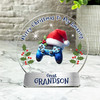 Gift For Great Grandson Video Gaming Gamer Christmas Snowglobe Keepsake Plaque