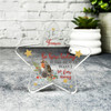 Robin Fiancée Be Here Today Christmas Memorial Gift Star Keepsake Plaque
