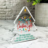 Christmas Lights Secret Santa Coworker Gift Xmas Tree Keepsake Plaque Decoration