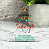 Christmas Lights Secret Santa Coworker Gift Xmas Tree Keepsake Plaque Decoration