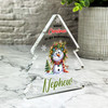 Nephew Christmas Crazy Snowman Gift Xmas Tree Keepsake Plaque Decoration Present