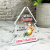 Gift For Great Grandson First Christmas Puppy Bauble Xmas Tree Keepsake Plaque