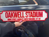 Any Colours Any Text Football Team Club Stadium Custom 3D Train Street Sign - Football Gift