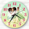 Disney Princesses Tiana Photo Personalised Gift For Kid's Bedroom Clock