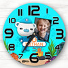 Octonauts Barnacles Photo Personalised Gift For Kid's Bedroom Clock
