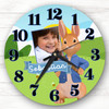Peter Rabbit Photo Personalised Gift For Kid's Bedroom Clock