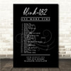 Concert Setlist Poster Print Canvas Black White - Any Artist, Date, Gig, Venue