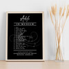 Adele - Concert Setlist Poster Print Canvas Black White - Sonderfreifläche Messe - Aug 24th 2024
