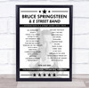 Bruce Springsteen - Concert Setlist Poster Print Canvas - Volksparkstadion, Hamburg, Germany - July 15th 2023