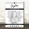 Kylie Minogue - Concert Setlist Poster Print Canvas - Preston Park, Brighton, England - August 3rd 2019