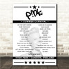 P!nk - Concert Setlist Poster Print Canvas - Hyde Park, London, England - June 24th 2023