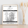 Sabrina Carpenter - Concert Setlist Poster Print Canvas - Ziggo Dome, Amsterdam, Netherlands - March 23rd 2025