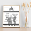 Teddy Swims Concert Setlist Poster Print Canvas - Any Date, Gig, Venue
