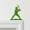 Door Topper Baseball Player Stance Various Colours Top Of Door Decorative Sign