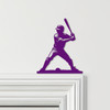 Door Topper Baseball Player Stance Various Colours Top Of Door Decorative Sign