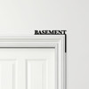 Door Topper Basement Decor Word Quote Various Colours Decorative Sign