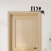 Door Topper Basketball Players Hoop Various Colours Top Of Door Decorative Sign