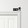 Door Topper Exit Sign Various Colours Top Of Door Frame Decorative Sign