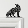 Door Topper Floral Fox Various Colours Top Of Door Frame Decorative Sign